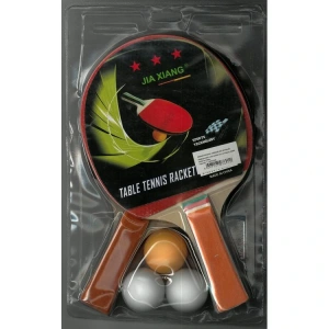 KZL-1705009 MASA TENİS RAKETİ 2Lİ 3 TOP PVC