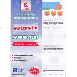 BULUT EĞİTİM 6. SINIF MATEMATİK YAPRAK TEST