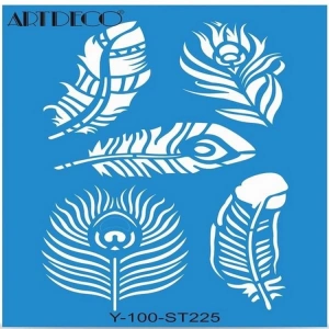 ARTDECO STENCİL A4  TÜYLER 225