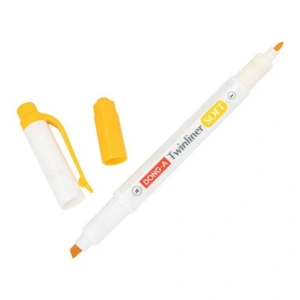 DONG-A TWINLINER SOFT FOSFORLU KALEM ALTIN SARI NO:73