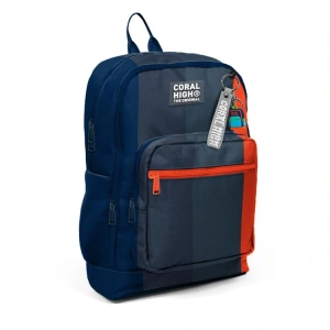 CORAL HIGH 23782 KIDS RENKLİ ÇİZGİLİ DÖRT BÖLMELİ SIRT ÇANTASI