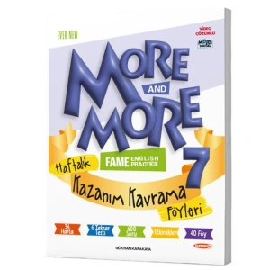 KURMAY ELT 7. MORE & MORE HAFTALIK KAZANIM KAVRAMA FÖYLERİ 40 FÖY