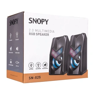 SNOPY SN-X25 2.0 MULTIMEDIA RGB IŞIKLI SPEAKER SİYAH