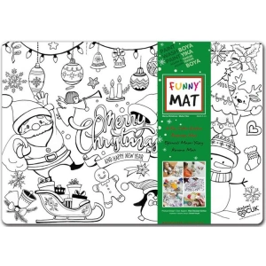 AKADEMİ ÇOCUK - FUNNY MAT - YENİ YIL 48x33,5cm