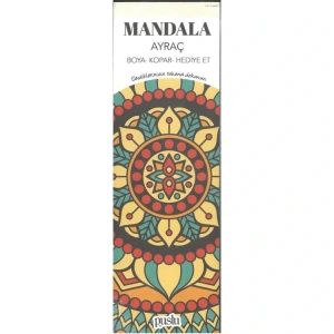 PUSLU YAY.  MANDALA AYRAÇ (BOYA-KOPAR HEDİYE ET ) - RENK CÜMBÜŞÜ