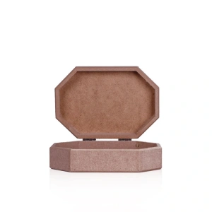 TEKNOPOİNT AHŞAP HOBİ SEKİZGEN KUTU KÜÇÜK