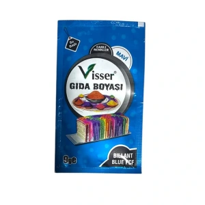 VİSSER GIDA BOYASI TOZ 9GR. MAVİ