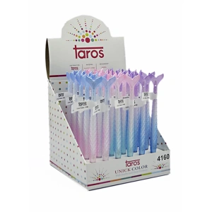 TAROS 4160 UNICK COLOR BEYAZ BALIK ŞEKİLLİ TÜKENMEZ KALEM