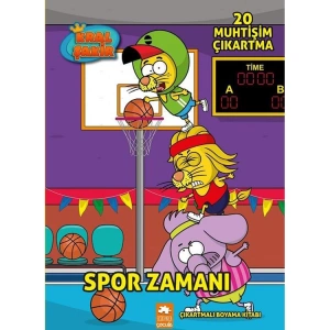 KRAL ŞAKİR SPOR ZAMANI - ÇIKARTMALI BOYAMA KİTABI