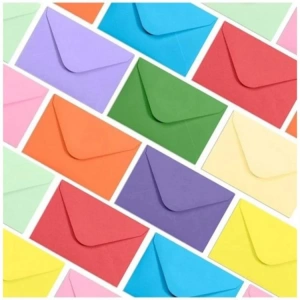 DOĞAN RENKLİ DAVETİYE ZARFI 13X18 80GR. 500LÜ