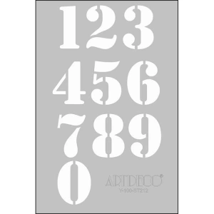 ARTDECO STENCİL A4  SAYILAR 212