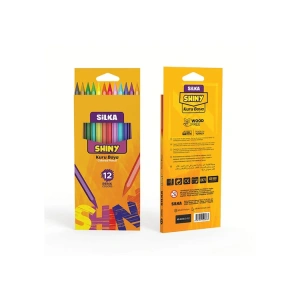 SİLKA KL2.HS12-12 SHINY TAMBOY KURU BOYA 12Lİ