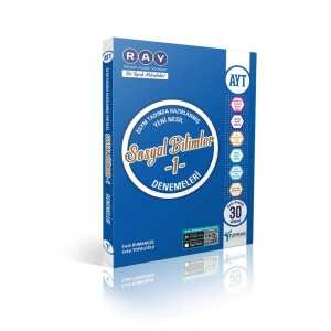 TOPRAK AYT SOSYAL BİLİMLER-1 RAY DENEME KİTABI