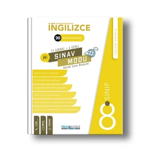 PRUVA 8. SINIF İNGİLİZCE 20Lİ BRANŞ DENEMESİ