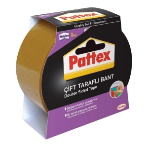 PATTEX  ÇİFT TARAFLI ŞEFFAF BANT 38MMX25M