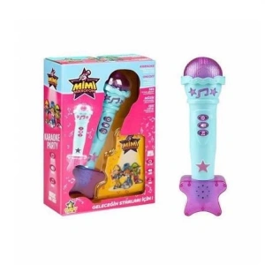 ERDEM MİMİ01 SESLİ MÜZİKLİ IŞIKLI KARAOKE MİKROFON