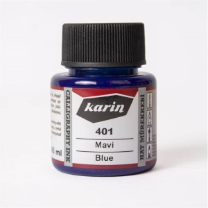 KARİN HAT MÜREKKEBİ MAVİ 401 45ml.