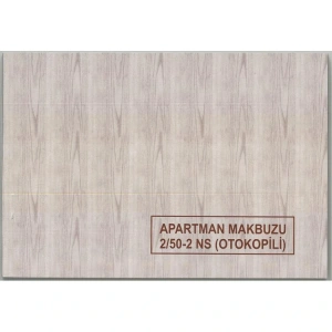 DİLMAN APARTMAN MAKBUZU 2/50-2 NS (OTOKOPİLİ)