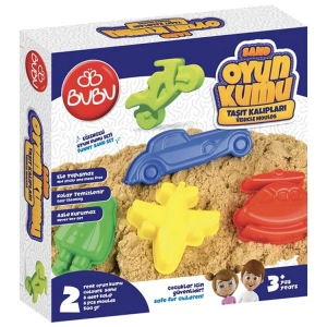 BU-BU OYUN KUMU VE ARAÇ KALIPLI SET 500 GR. BUBU- KU0057
