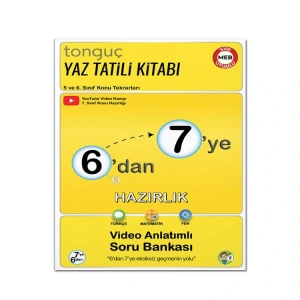 TONGUÇ 6 DEN  7 YE  HAZIRLIK KİTABI