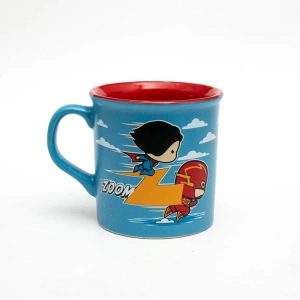 MACMUG 380818 DC COMICS AMSTERDAM MUG THE FLASH İÇ KISMI KIRMIZI DIŞI MAVİ SERAMİK KUPA