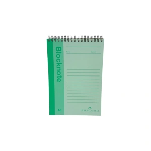 FABER CASTELL PASTEL RENK SPİRALLİ K. KAPAK A5 80 YP. ÇİZGİLİ BLOKNOT