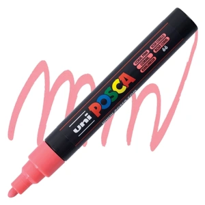 UNİ POSCA SU BAZLI POSTER MARKER PC-5M 1.8-2.5 MERCAN PEMBE