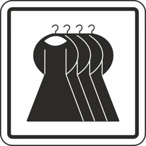 EKSTRAFİX 213 YÖNLENDİRME/UYARI LEVHASI 12x12cm VESTİYER