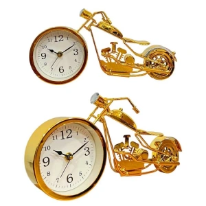 YLZ T2312 BİBLO METAL MOTORSİKLET MASA SAATİ