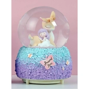 CEREN HDY0186 ORTA BOY HEDİYELİK MÜZİKLİ IŞIKLI KAR ATAN KAR KÜRESİ (PİLLİ) GUARD YOU