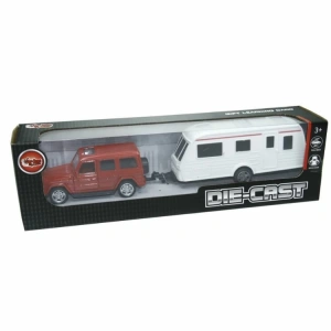 VARDEM XFD1001 DIE CAST ÇEK BIRAK JEEP + KARAVAN KUTULU