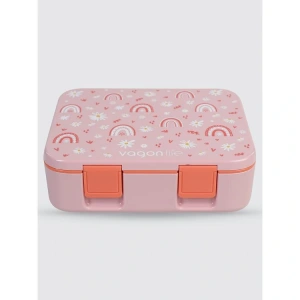 UZSPACE VGN-096 3 BÖLMELİ YEMEK KABI - LUNCH BOX 700 ML PEMBE