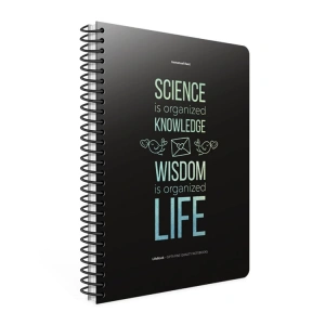 GIPTA LIFE-BOOK SPİRALLİ KARTON KAPAK DEFTER 19X26 100YP. ÇİZGİLİ