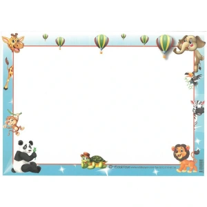 ODAK A4 YAZI ÇALIŞMA KARTI - TEKLİ