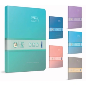 GIPTA THEBOOK PASTELS İPLİK DİKİŞLİ SERT KAPAK DEFTER 20X28 160YP. ÇİZGİLİ