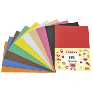 TİCON KLASİK EVA 20X30CM 10LU KARIŞIK RENK
