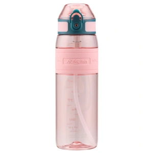 UZSPACE PİPETLİ MATARA TRITAN 4106 600 ML PEMBE