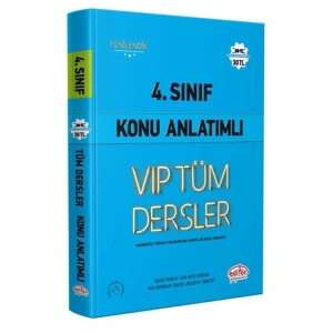 EDİTÖR 4. SINIF VİP TÜM DERSLER KONU ANLATIMLI MAVİ KİTAP