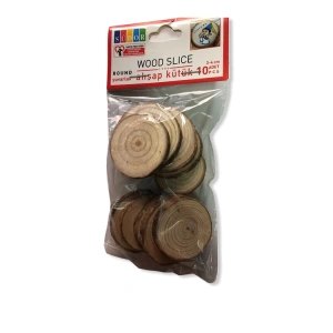 SÜDOR BS132 AHŞAP KÜTÜK 3-4 CM YUVARLAK 10 LU