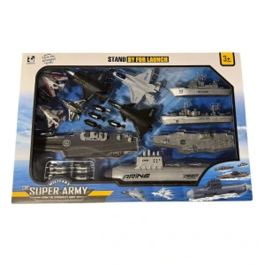 MEGA T084B MILITARY SUPER ARMY TORPİDO ATIŞLI DEV SAVAŞ SETİ 28cm KUTULU  3+