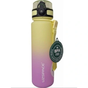 UZSPACE 3026-6 TRITAN SOFT TOUCH MATARA PİPETSİZ 500 ML GRADIENT RENK YELLOW-VIOLET