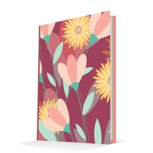 DEFFTER PASTELS - PİNK 16.5x23.5cm SERT KAPAK ÇİZGİSİZ (DÜZ) 96 YP. DEFTER 64524-4