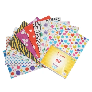 TİCON 259474 DESENLİ KEÇE 20X30CM 10LU KARIŞIK RENK