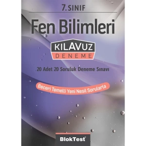 BLOKTEST 7.SINIF FEN BİLİMLERİ KILAVUZ DENEME 20Lİ