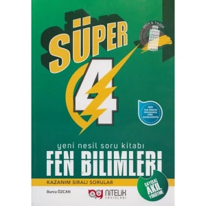 NİTELİK 4. SINIF FEN BİLİMLERİ YENİ NESİL SÜPER SORU KİTABI