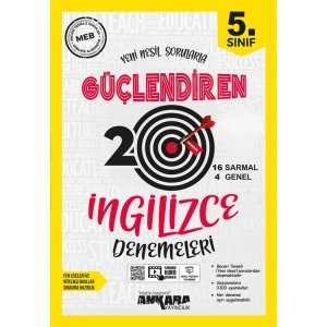 ANKARA 5.SINIF 20 GÜÇLENDİREN İNGİLİZCE DENEMELERİ