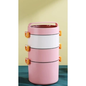 VAGONLİFE PASLANMAZ ÇELİK ÜÇ KATLI YEMEK KABI - LUNCH BOX  XC-545  1800 ML