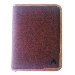 ÖNDER 805-08 EXCLUSIVE HAMBURG A5 FERMUARLI EL PORTFÖYÜ BORDO