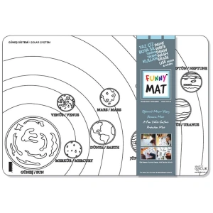 AKADEMİ ÇOCUK - FUNNY MAT - GÜNEŞ SİSTEMİ  48x33,5cm