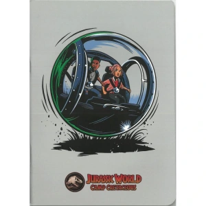 MABBELS 388173 JURASSIC WORLD 17x24 TEL DİKİŞLİ  KARTON KAPAK KARELİ DEFTER
